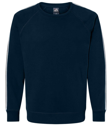 J America 8641 Adult Rival Crewneck Sweatshirt in Navy