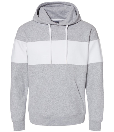 J America 8644 Men's Varsity Pullover Hooded Sweat in Oxford