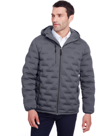 North End NE708 Men's Loft Puffer Jacket in Carbon/ black