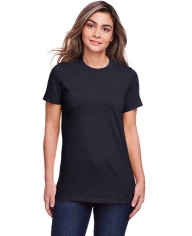 Gildan 64001LCVC Ladies' Softstyle CVC T-Shirt in Navy mist