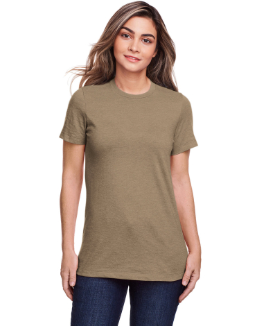 Gildan 64001LCVC Ladies' Softstyle CVC T-Shirt in Slate
