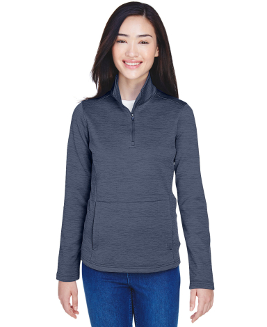 Devon and Jones DG798W Ladies' Newbury Mélange Fl in Navy heather