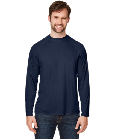 Core 365 CE110 Unisex Ultra UVP™ Long-Sleeve Rag in Classic navy