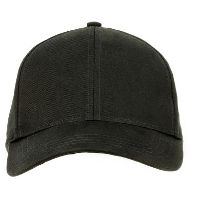 econscious EC7025 6-Panel Organic Cotton Baseball in Black