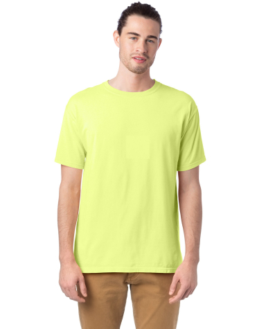 Hanes GDH100 Men's Garment-Dyed T-Shirt in Chic lime