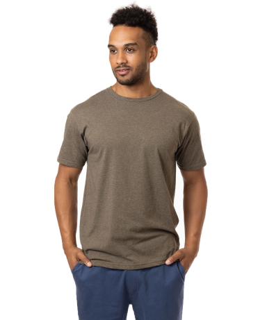 econscious EC1090 Unisex Committed CVC T-Shirt in Olive heather