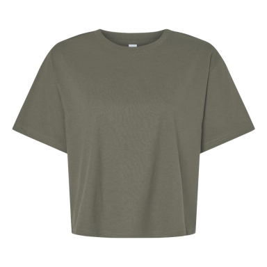 American Apparel 102 Ladies' Fine Jersey Boxy T-Sh in Lieutenant