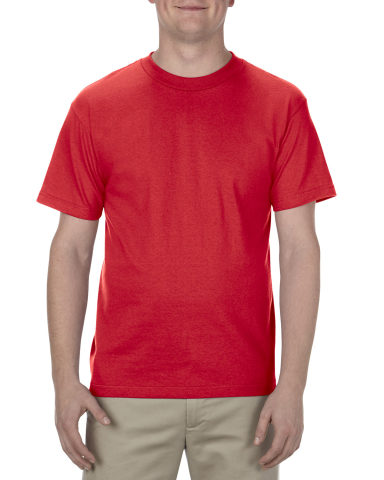 American Apparel 1301 Unisex Heavyweight Cotton T- in Red