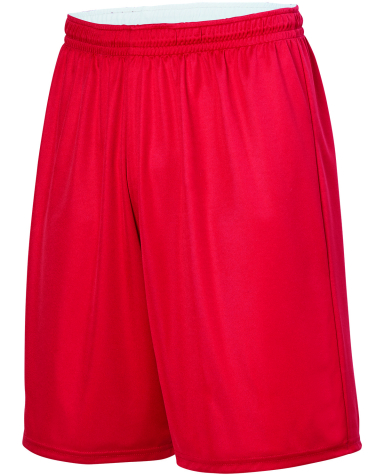 Augusta Sportswear 1406 Unisex Reversible Wicking in Red/ white