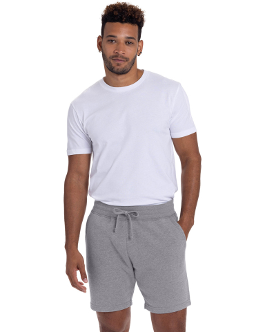 Next Level Apparel 9903 Unisex Fleece Sweatshort in Heather grey