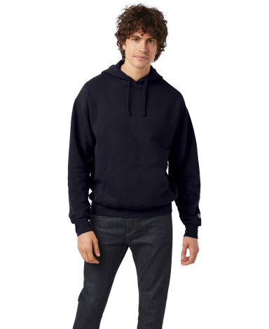 Champion Clothing CD450 Unisex Garment Dyed Hooded in Navy