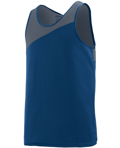 Augusta Sportswear 352 Unisex Accelerate Track & F in Navy/ graphite