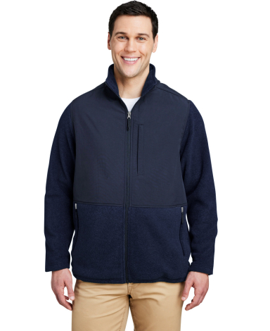 Core 365 CE890 Men's Journey Summit Hybrid Full-Zi in Classic navy/ classic navy