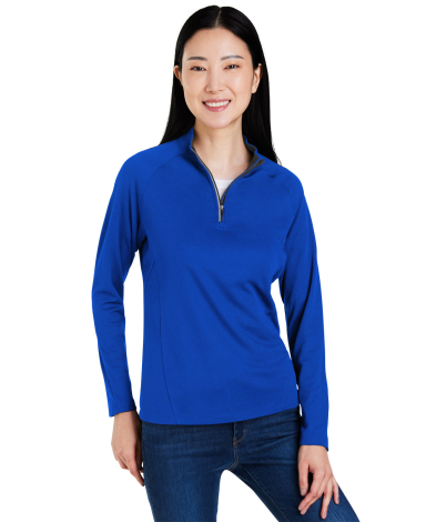 Core 365 CE418W Ladies' Origin Performance Pique Q in True royal/ carbon