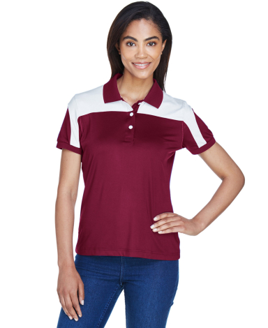 Team 365 TT22W Ladies' Victor Performance Polo in Sport maroon
