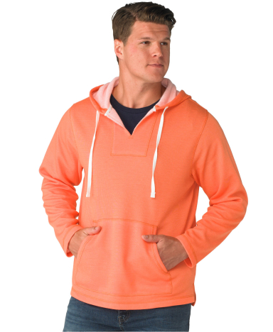 Boxercraft BM5301 Men's Baja Sweater Fleece Pullov in Mandarin heather