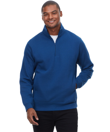 Threadfast Apparel 320Q Unisex Ultimate Fleece Qua in Navy