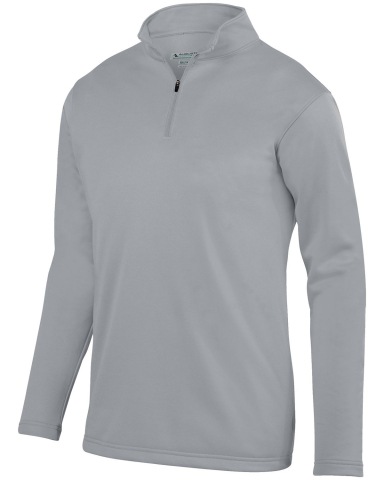 Augusta Sportswear 5508 Youth Wicking Fleece Quart in Athletic grey