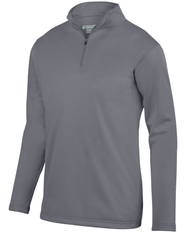 Augusta Sportswear 5508 Youth Wicking Fleece Quart in Graphite