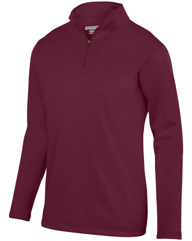 Augusta Sportswear 5508 Youth Wicking Fleece Quart in Maroon