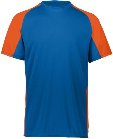 Augusta Sportswear 1518 Youth Cutter Jersey in Royal/ orange