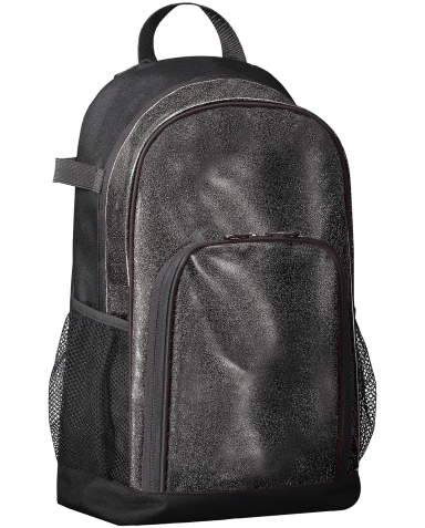 Augusta Sportswear 1106 All Out Glitter Baseball B in Black glitter/ black