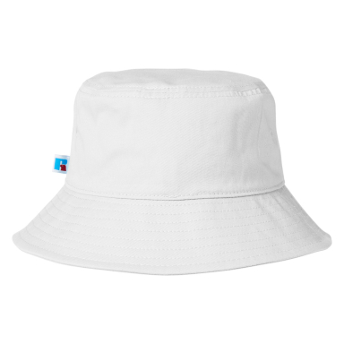 Russell Athletic UB88UHU Core Bucket Hat in White