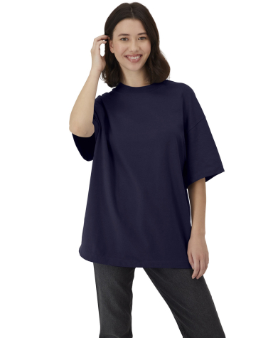 Hanes 5180R Unisex Retro Beefy T-Shirt in Athletic navy