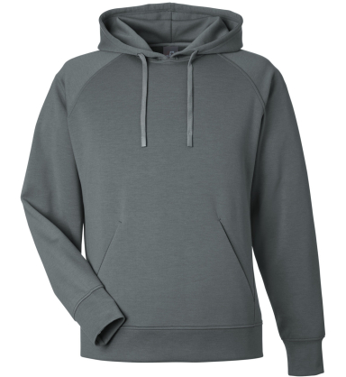J America 8750JA Unisex Apex Fleece Hooded Sweathi in Steel