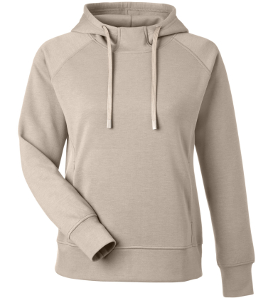 J America 8753JA Ladies' Apex Fleece Hooded Sweats in Mojave