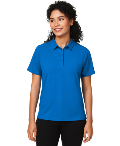 Devon and Jones DG120W Ladies' Raleigh Stretch Pol in French blue