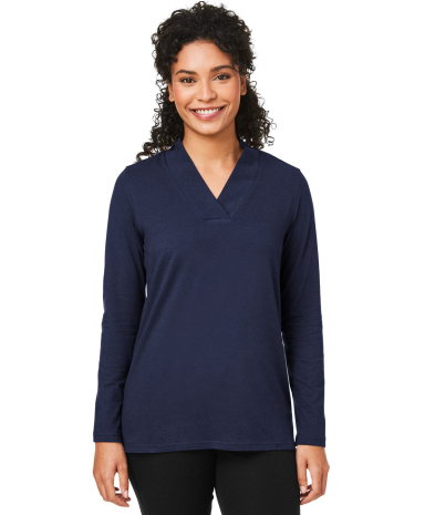 Devon and Jones DP121W Ladies' Raleigh Shawl Colla in Navy