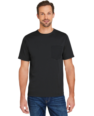 Harriton M118 Charge Snag And Soil Protect Unisex in Black