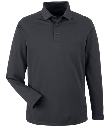 Harriton M208L Men's Charge Snag and Soil Protect in Dark charcoal