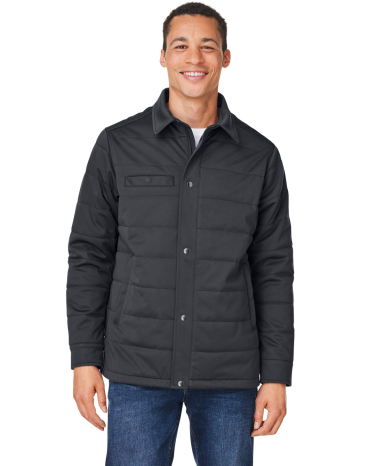 Harriton M821 Unisex Guardian Soft Shell Chore Coa in Dark charcoal
