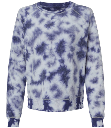 Boxercraft K01 Women's Fleece Out in Navy tie-dye