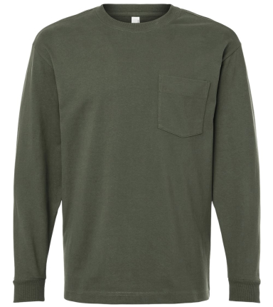 American Apparel 9410 Super Heavyweight Long Sleev in Lieutenant