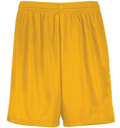 Augusta Sportswear 1851 Youth Modified Mesh Shorts in Gold