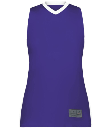 Augusta Sportswear 6888 Women's Match-Up Basketbal in Purple/ white