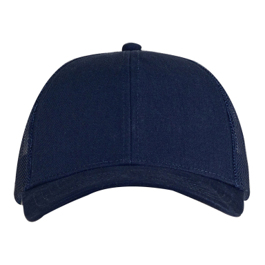 Big Accessories BX019Y Youth Twill Front Trucker C in Navy/ navy