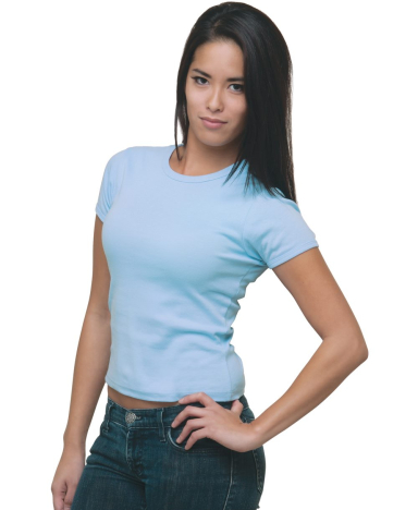Bayside Apparel 4539 Women's USA-Made Cap Sleeve T-Shirt Catalog