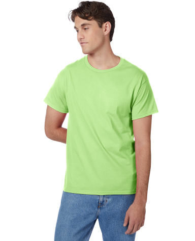 Hanes 5250 Unisex Authentic T-Shirt in Lime