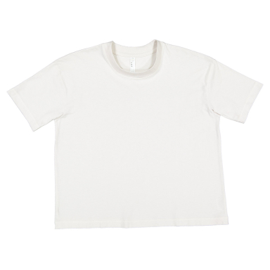 LA T 3520 Relaxed Crew Tee in Porcelain