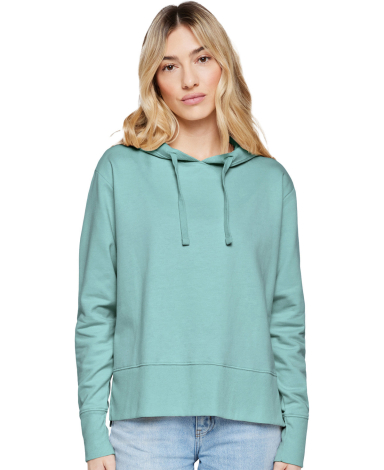 LA T 3536 Women's Vintage Wash Hoodie in Washed saltwater