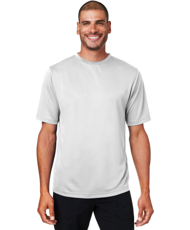 Team 365 TT15 Men's Zone Performance Mesh T-Shirt in Sport silver