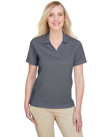 UltraClub UC102W Women's Cavalry Twill Performance in Charcoal/ navy