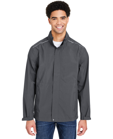 Core 365 CE712 Men's Barrier Rain Jacket in Carbon