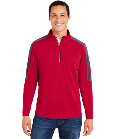 Core 365 CE404 Men's Market Snag Protect Mesh Colo in Classic red/ carbon