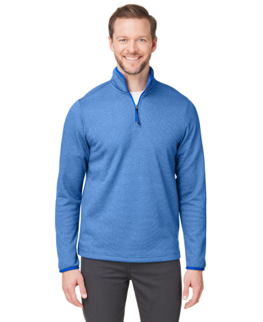 Core 365 CE73 Men's Venture Heathered Stripe Quart in True royal/ white