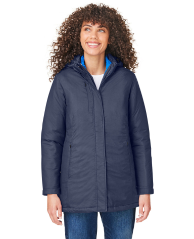 Core 365 CE725W Women's Inspire 3-in-1 Jacket with in Classic navy/ true royal